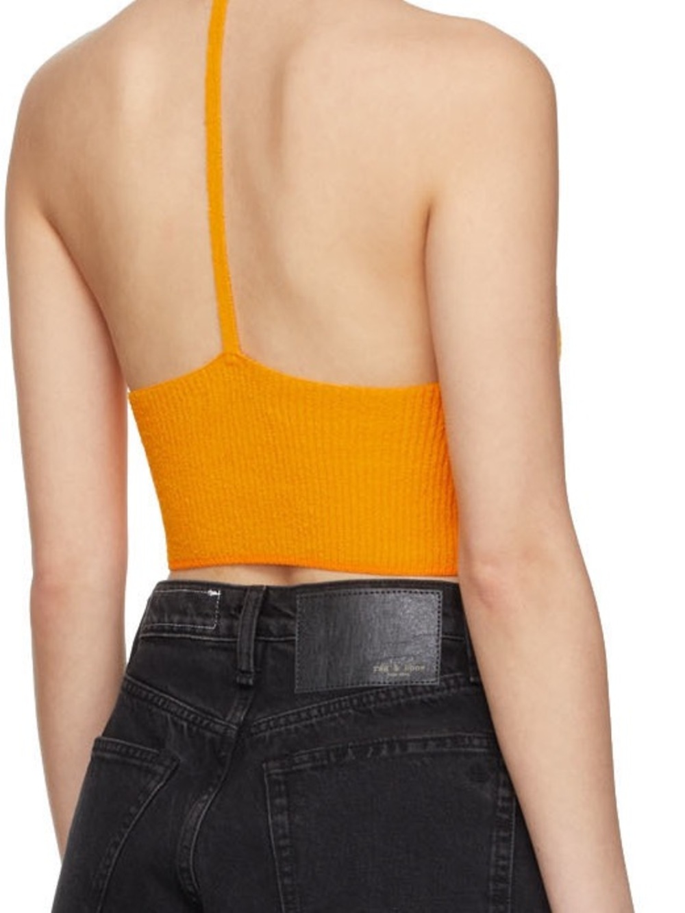 Rag and bone cotton orange tank top - Picture 3 of 7